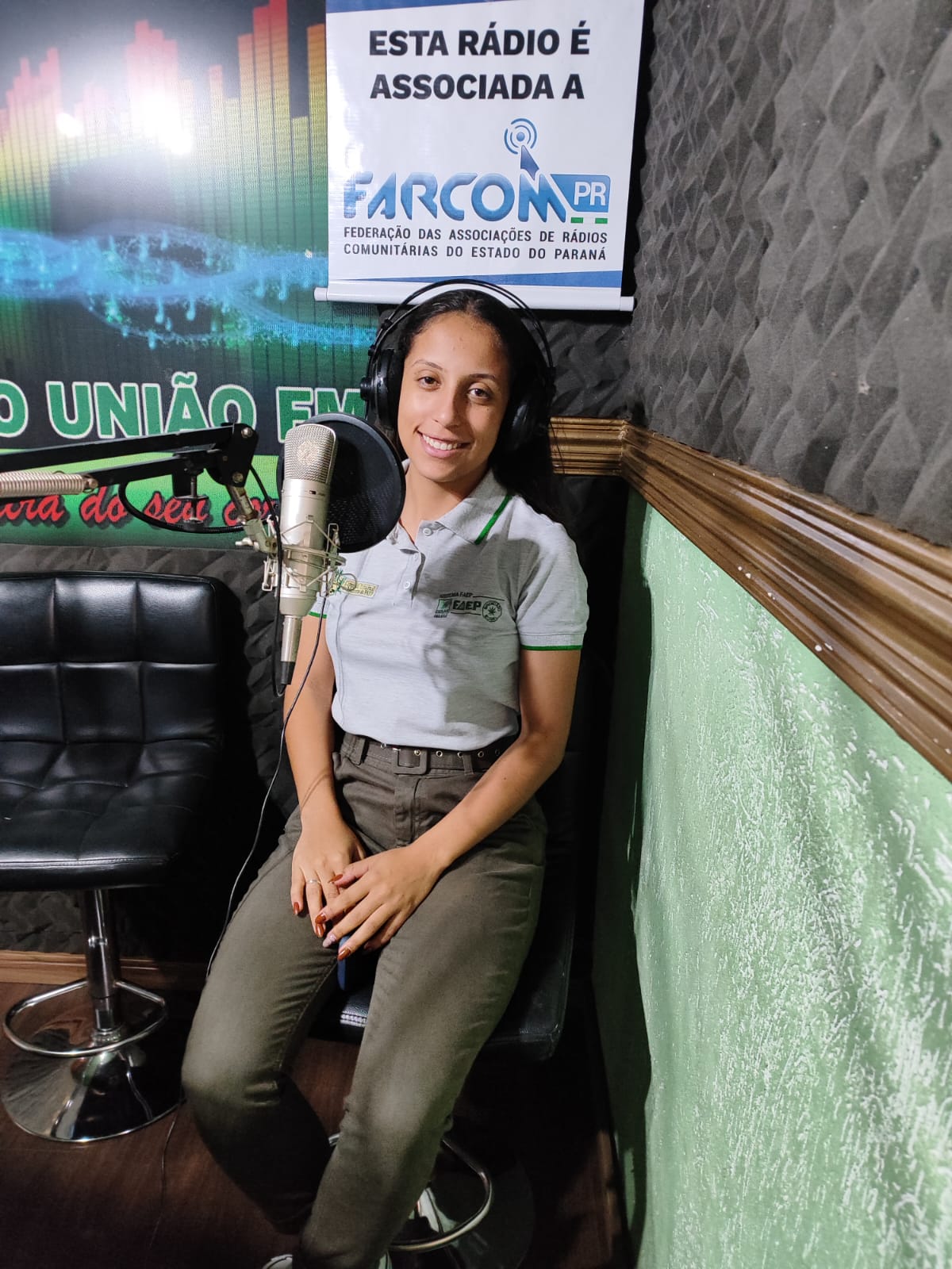 Na entrevista do dia foi com a Emily Yasmim com o assunto: classificatória do programa agrinho e centro de aprendizagem Rural.Car